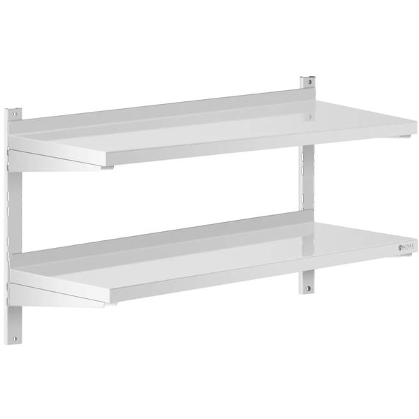 Scaffale A Muro Royal Catering - 2 Ripiani - 40 X 100 Cm-image