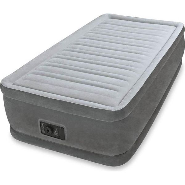 Intex 67766 Letto Ad Aria Con Pompa Elettrica Pompa 99 X 191 X 33 Cm - W W-image