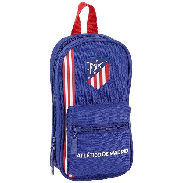 Zaino Con Tasche Portapenne AtléTico Madrid Blu Navy-image
