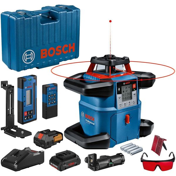 Laser Rotante Grl 600 Chv, 1 Batteria Ricaricabile Procore18V 4,0Ah-image