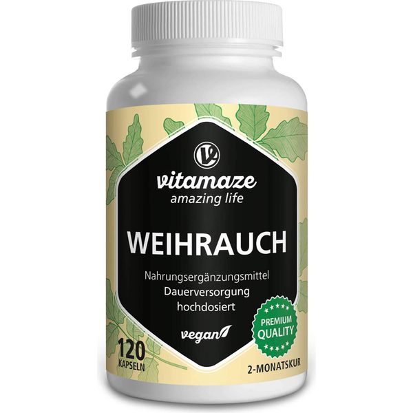 Incenso 900 Mg Capsule Vegane Ad Alto Dosaggio 120 Capsule-image
