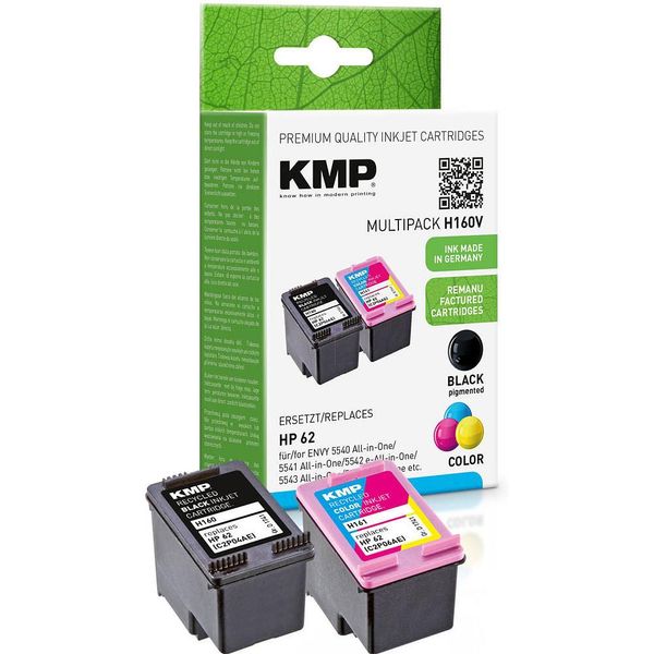 Kmp 1741,4805 Kmp H160V Multipack Bk/Color Kompatibel Mit Hp N9J71AE-image