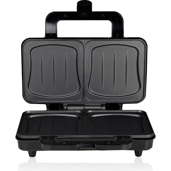 Alpina Tostapane Xl - 900 Watt - Antiaderente - Acciaio Inox/Nero-image