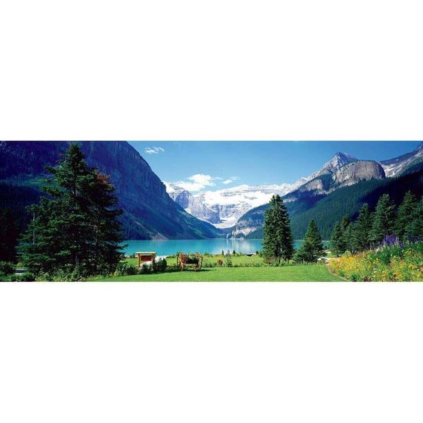 Eurographics Puzzle Panoramico Lake Louise, Montagne Rocciose Canadesi 1000 Pezzi-image