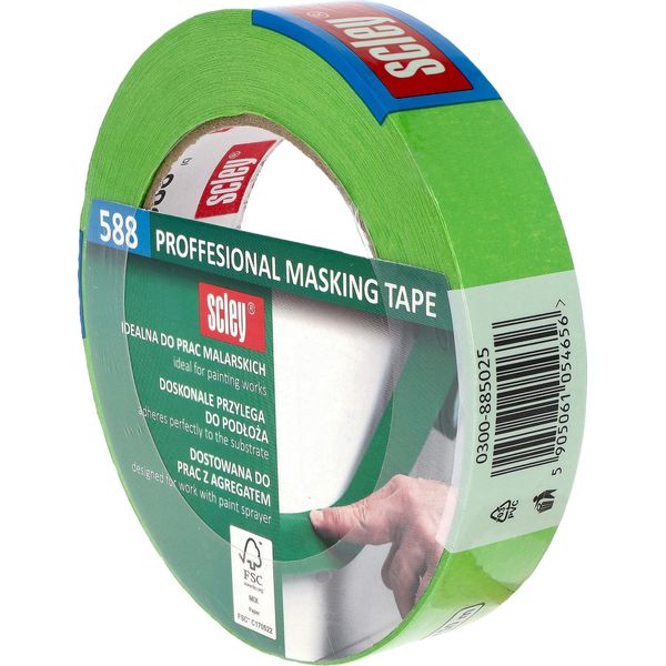 Nastro Adesivo Spesso / Nastro Per Mascheratura 25 Mm X 50 M Serie 588 Scley - 1 Pezzo. Nastro Adesivo, Nastro Per Mascheratura-image