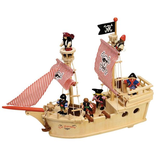 Tidlo Nave Pirata In Legno-image