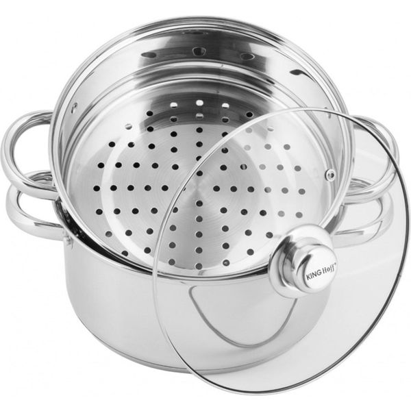 Kinghoff Pentola A Vapore 3 Elementi 24Cm 7929-image