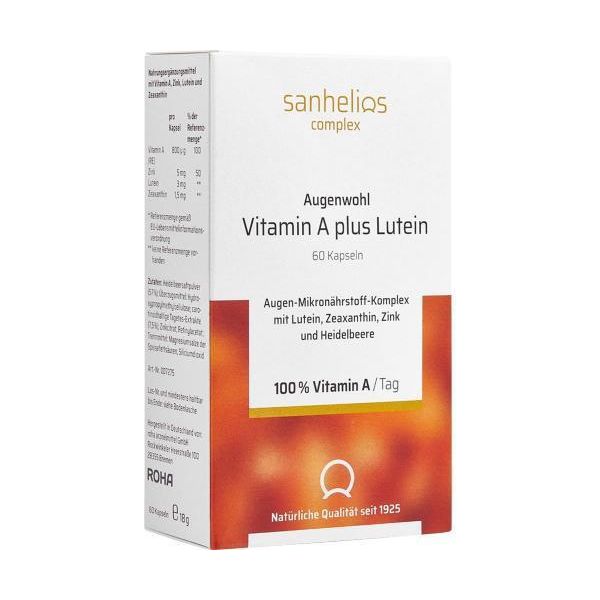 Sanhelios Augenwohl Vitamina A Più Luteina Capsule 60 Capsule-image