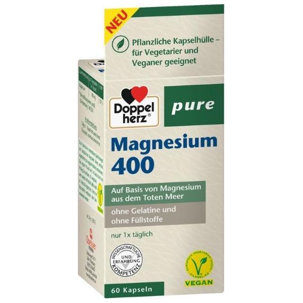 Magnesio Doppio Cuore 400 Capsule Pure 60 Capsule-image