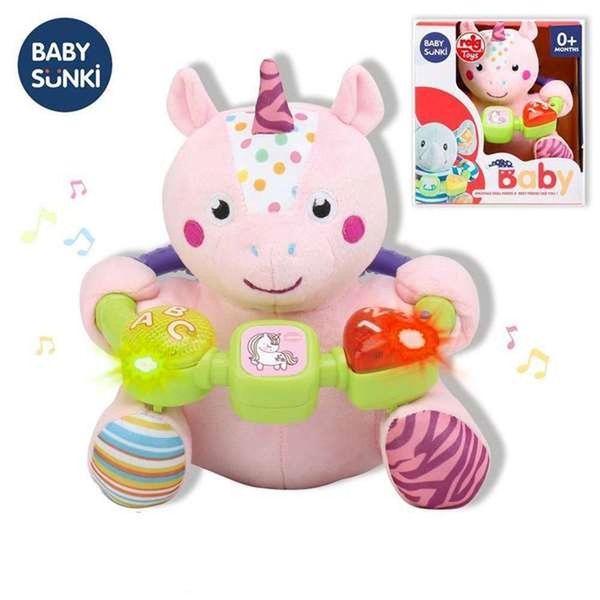 Peluche Musicale Reig Elefante Unicorno (20 Cm)-image