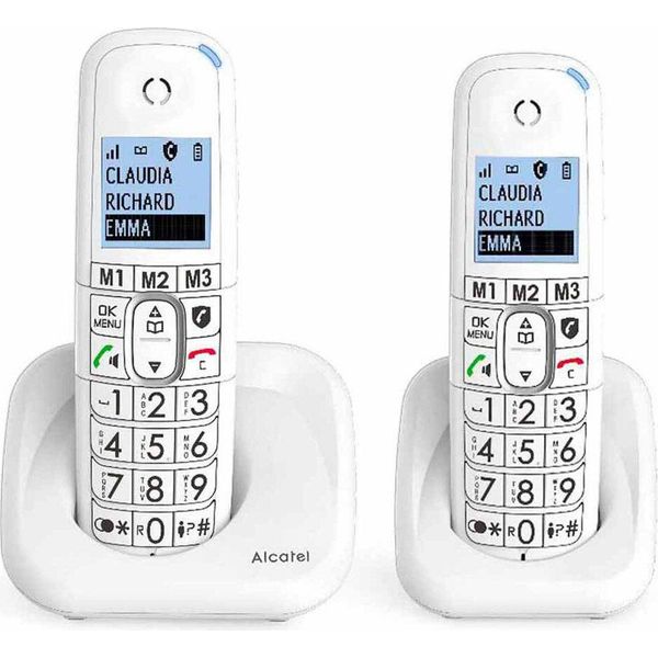 Alcatel XL785 Duo Telefono Cordless Dect Analogico Bianco Con Id Chiamante E Vivavoce-image