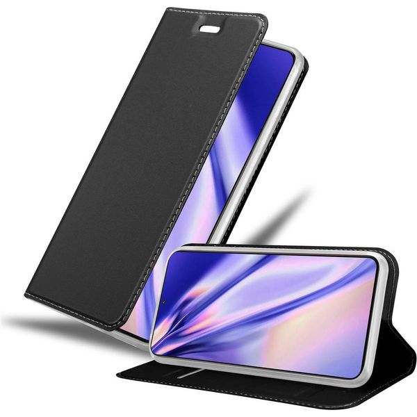 Cadorabo Custodia Per Cellulare Per Samsung Galaxy S21 Plus Custodia Protettiva In Nero Cover Etui Book Case Booklet-image