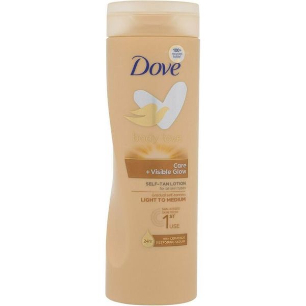 Dove Visible Glow Gradual Tan Body Lotion 400Ml - Medio/Giusto-image
