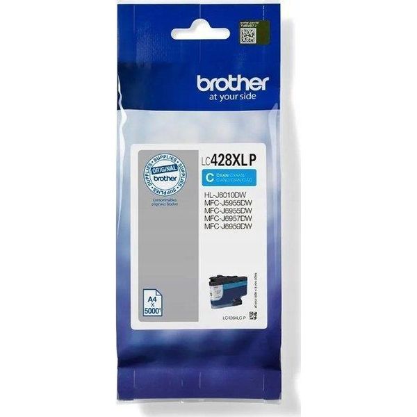 Brother LC-428XLCP Cartuccia D'inchiostro 1 Pz. Originale Ciano-image