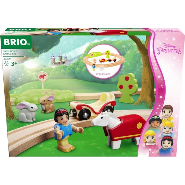 Brio Disney Princess 32299 Set Ferroviario Biancaneve - Grazioso Set Da Gioco Con Biancaneve E I Suoi Amici Animali - Consigliato Per Bambini Dai 3 Anni In Su-image