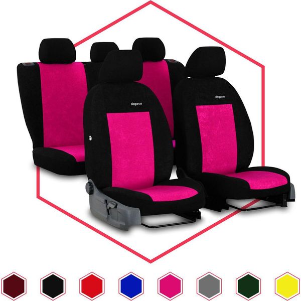 Coprisedili Auto Coprisedili Universali Per Fiat Punto I Set Coprisedili Auto Rosa-image