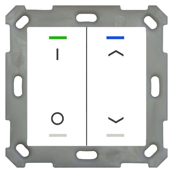 Mdt BE-TAL55T2.D1 Luce A Pulsante 55 2-Gang RGB-W Temp-image