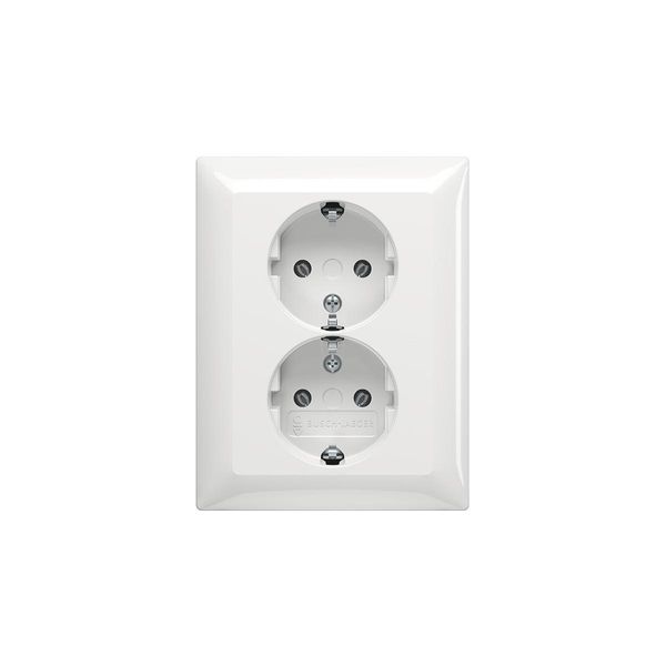 Busch-Jaeger Presa Doppia Schuko Coperchio Completo 202 EUJ-914 Busch-Balance Si 2TKA00003909 202 EUJ-914-image