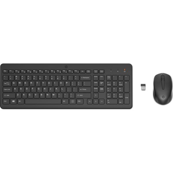 Hp 330 Combinazione Di Mouse E Tastiera Wireless Rf Inglese Nero (2V9E6AA#ABB)-image
