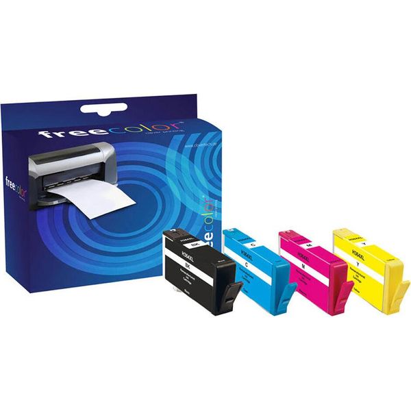 Freecolor K10232F7 Freecolor Patrone Hp 364XL Multipack Bk/C/M/Y Remanufactured-image