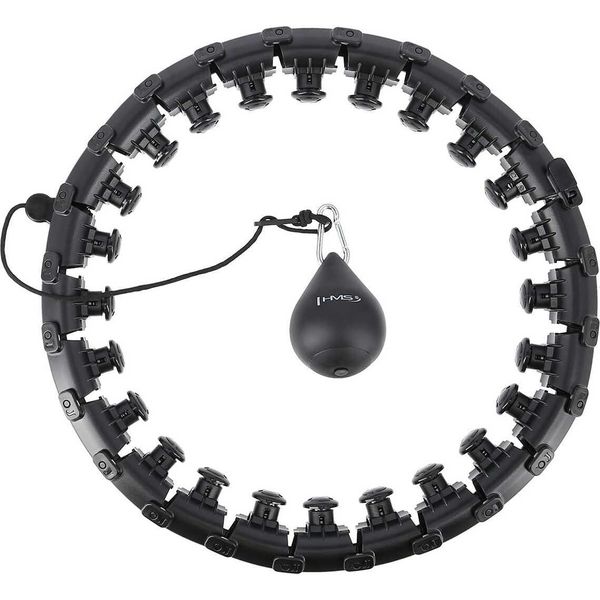 Massaggio Hula Hop Hms HHW01 Con Pesi Nero-image