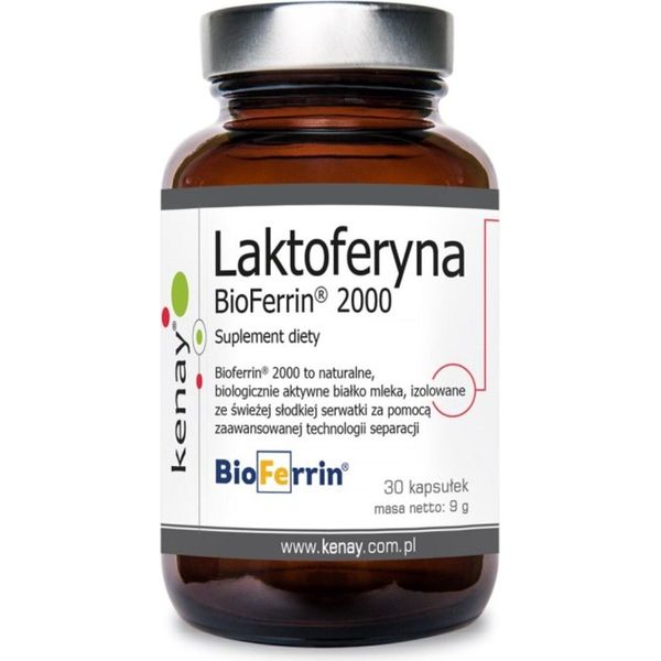 Integratori Alimentari Kenay Lattoferrina Bioferrina 2000 (30 Capsule) 5737-image