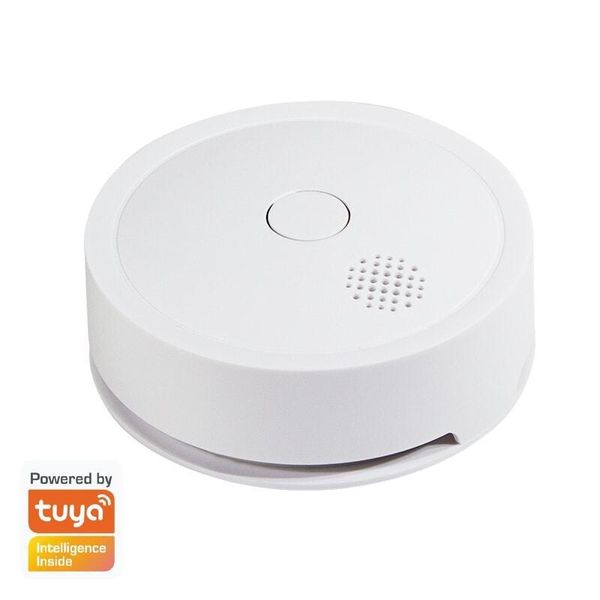 Logilink SH0132 Rivelatore Di Fumo Intelligente Wi-Fi Logilink, Compatibile Con Tuya, Bianco-image