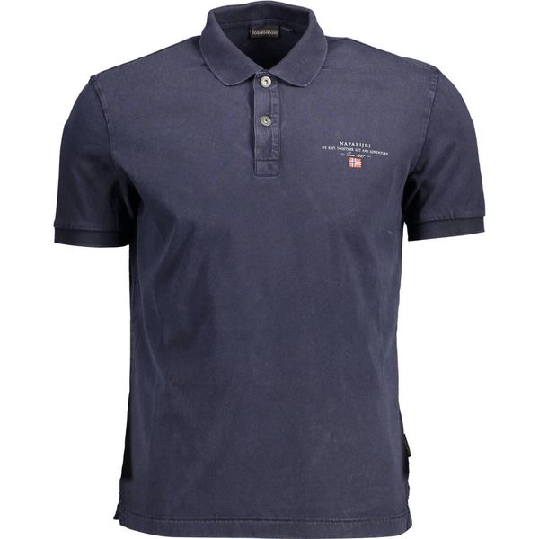 Napapijri Polo Uomo Tessile Blu SF12369 - Taglia: M-image