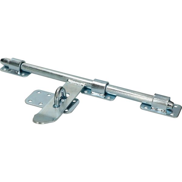 Kotarbau® Bullone Della Porta Bullone Della Porta Bullone Del Garage Bullone Di Spinta 340 Mm Zincato-image