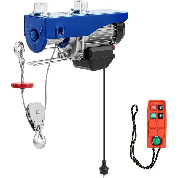 Seilzug Per Rifiuti Solidi Urbani - 1350 W - 800 Kg - 12 M - Con Protezione Per I Rifiuti-image