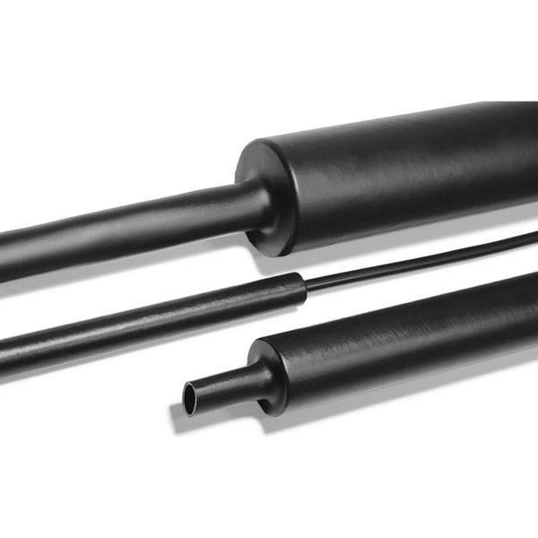 Hellermanntyton Tubo Termorestringente In Poliolefina, Reticolato Per Radiazione, 8 ... 30 Mm, Nero, 1 M (TREDUX-MA47-30/8 PO-X Bk 6)-image