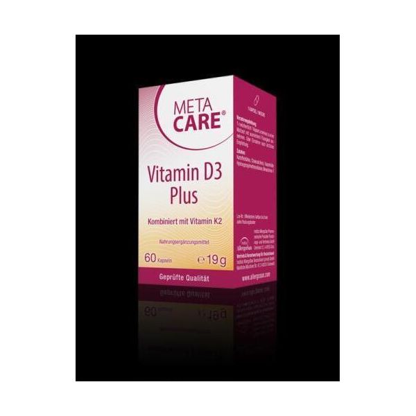 Meta-Care Vitamina D3 Plus 10.000 U.I. + 80 μG K2 60 Capsule-image