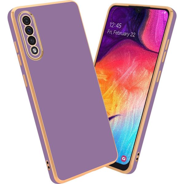 Cadorabo Custodia Protettiva Per Samsung Galaxy A50 4G / A50S / A30S Cover In Viola Telefono Cellulare Cover Tpu Silicone Fotocamera Protezione Caso-image