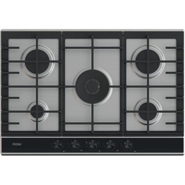Haier Series 4 HAHG7W5XH Acciaio Inox Da Incasso 74.5 Cm Gas 5 Fornelli-image