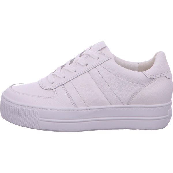 Paul Green Sneaker Bassa Donna Bianco Pelle Liscia Allacciata Dimensioni: 7-image