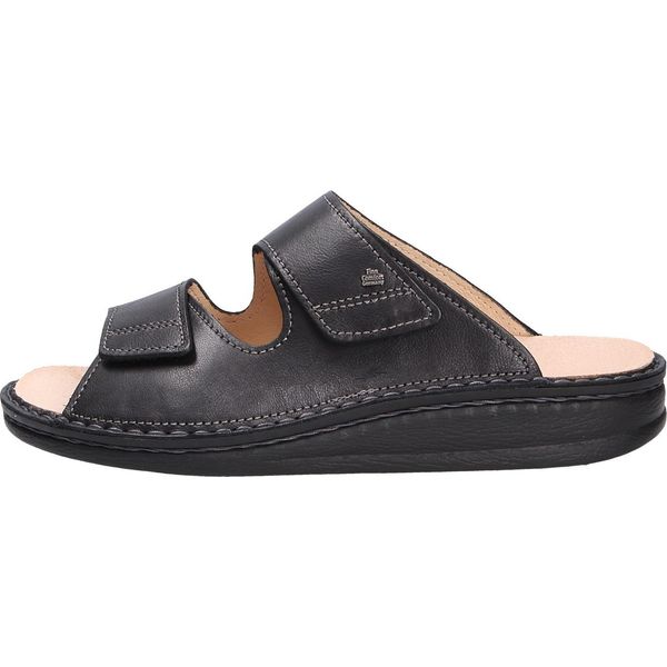 Finn Comfort Riad Mulo Da Uomo, Pelle, Nero, Confortevole, Plantare Estraibile - Sandalo / Mulo Da Uomo, Nero, Pelle (Neymar)-image