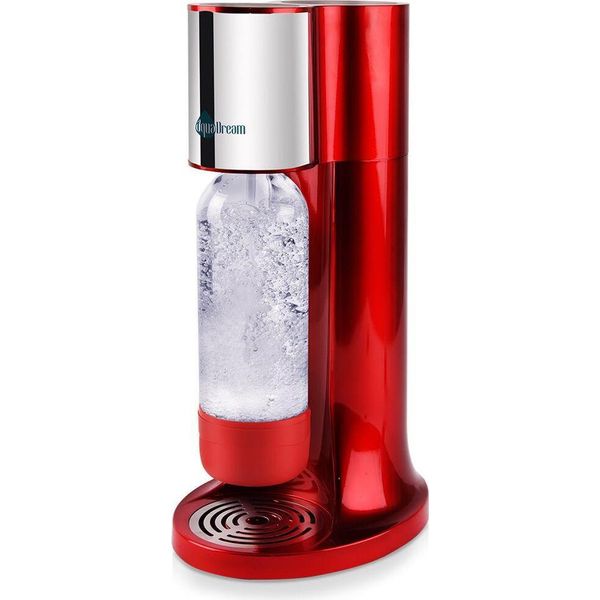 Creatore Di Acqua Frizzante Orion Carbonatore Di Acqua Frizzante Per Bottiglia A Sifone Rosso Aquadream-image