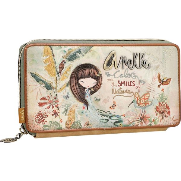 Anekke Portafoglio Amazonia Passport Wallet Multicolor Multicolore-image