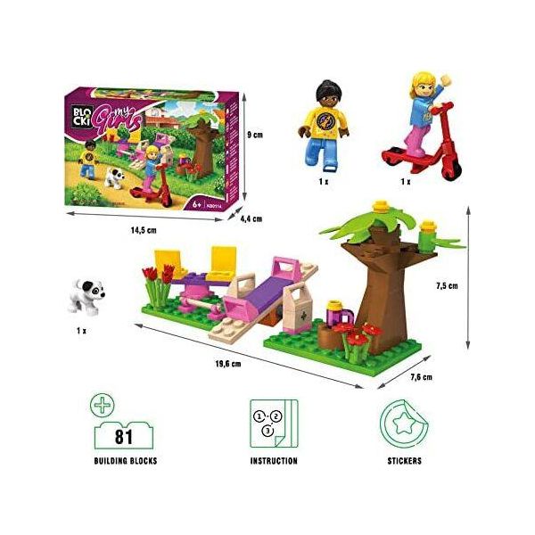 Blocki Piccolo Parco Giochi KB0114 Set Di Blocchi Da Costruzione A Morsetto-image