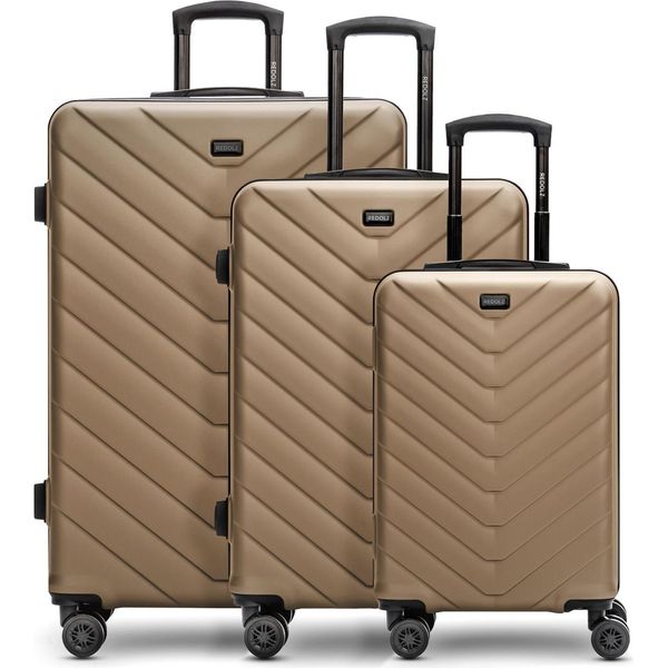 Redolz Carrello Essentials 07 Trolley Set 3 -Pezzi Champagne 2 Grigio Talpa-image