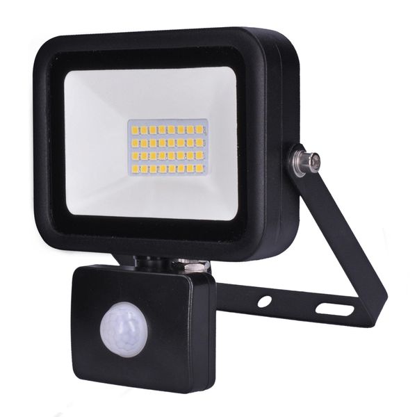 Solight Faretto Led Pro Con Sensore, 30W, 2550Lm, 5000K, IP44-image