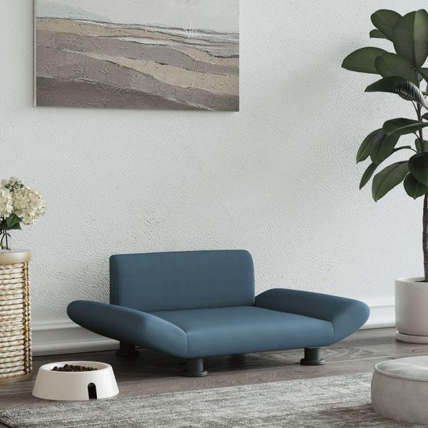 Cuccia Per Cani The Living Store In Tessuto Grigio Scuro 70X45X28 Cm-image
