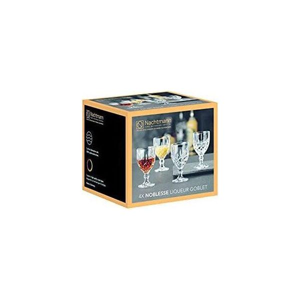 Nachtmann Vorteilset 2 X 4 StüCk Noblesse LiköRglas Set/4 103748 Und Geschenk + Spende-image