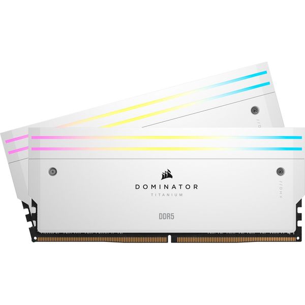Kit Corsair DDR5 64GB Pc 6000 CL30 (2X32Gb) Domin. T Rgb Wh Al Dettaglio-image