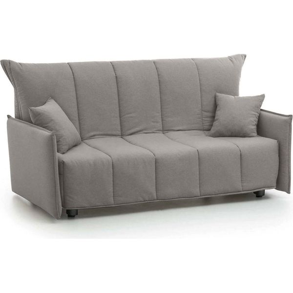 Talamo Italia Divano Letto 2 Posti Alaric 90X150 Cm Grigio, Sfoderabile Di Apertura A Carrello Italy-image