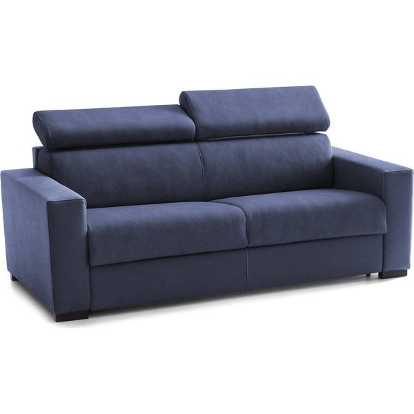 Talamo Italia Divano Letto 3 Posti Algo 95X200 Cm Nero, Sfoderabile Contenitore Italy-image