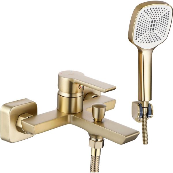 Miscelatore Da Bagno Rea Argus Gold Brush-image