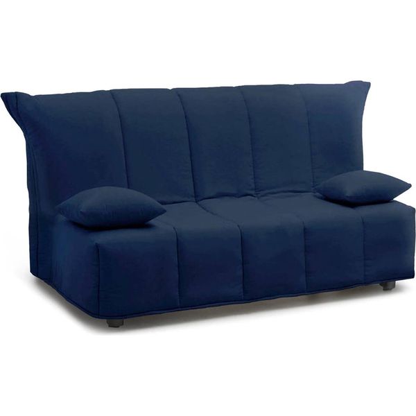 Talamo Italia Divano Letto 2 Posti Ariska 90X125 Cm Nero, Sfoderabile Di Apertura A Carrello Italy-image