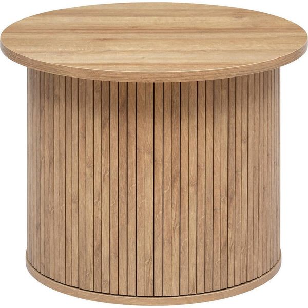 Tavolino "Colva"" Impiallacciato Effetto Legno - D.60 Cm - Atmosphera CréAteur D'intéRieur"-image