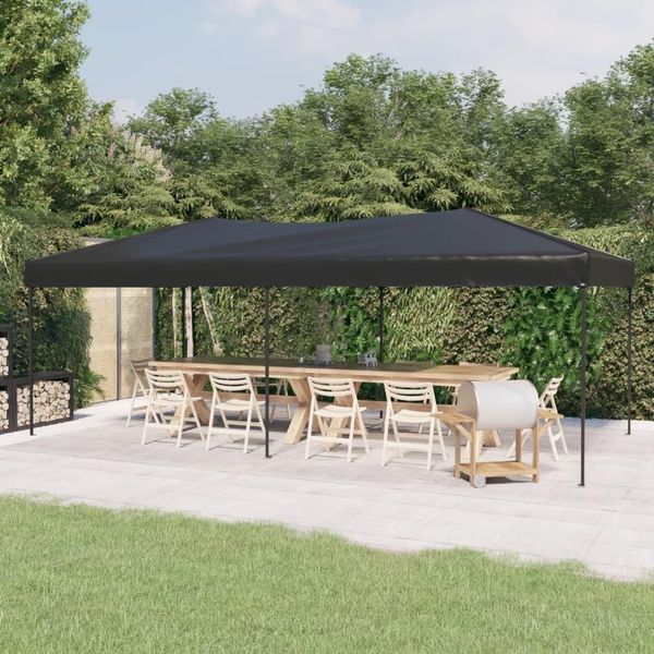 The Living Store Tenda Pieghevole Per Feste Antracite 3X6 M-image